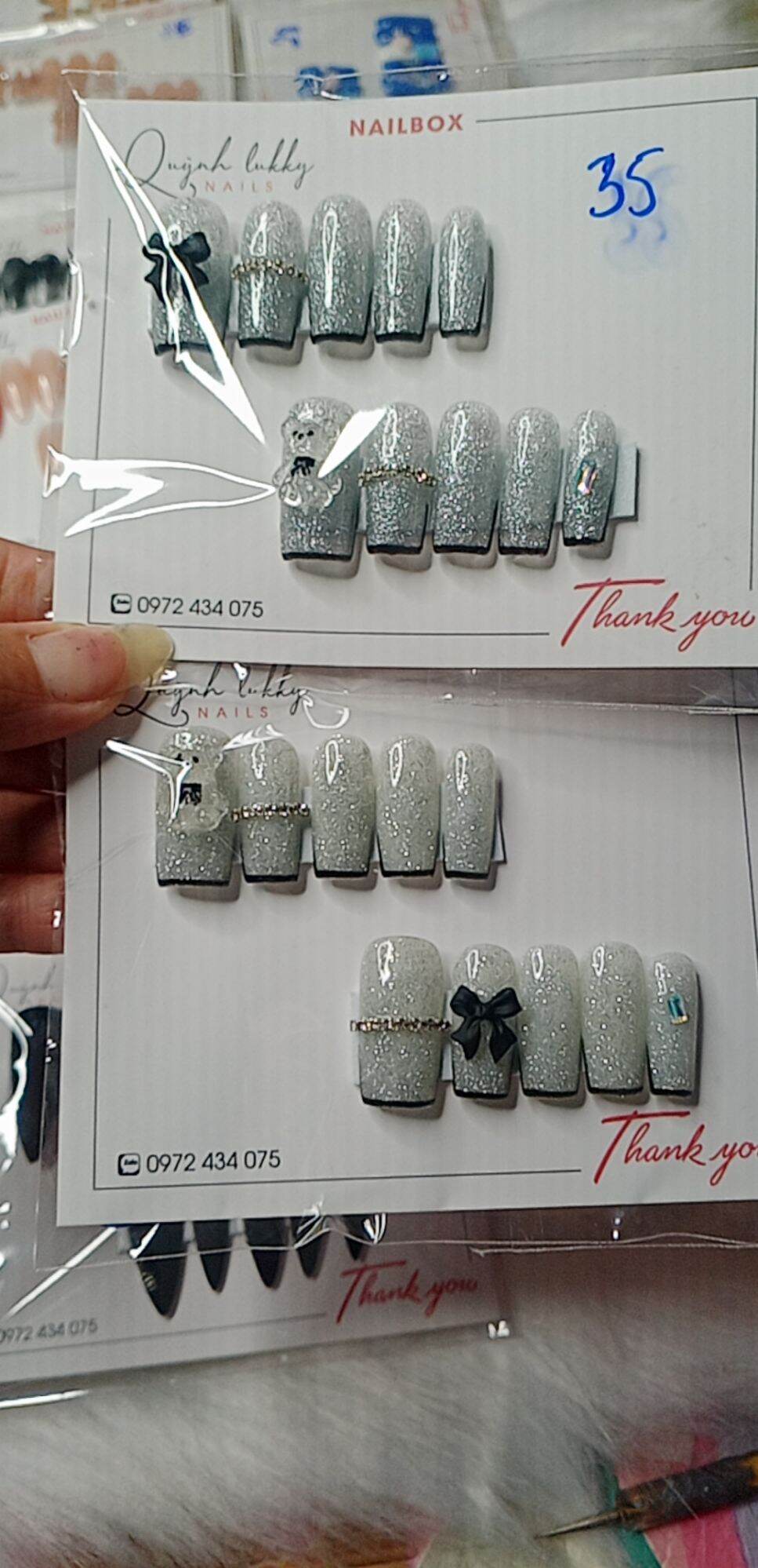 Nail box thiết kế #móng úp giả