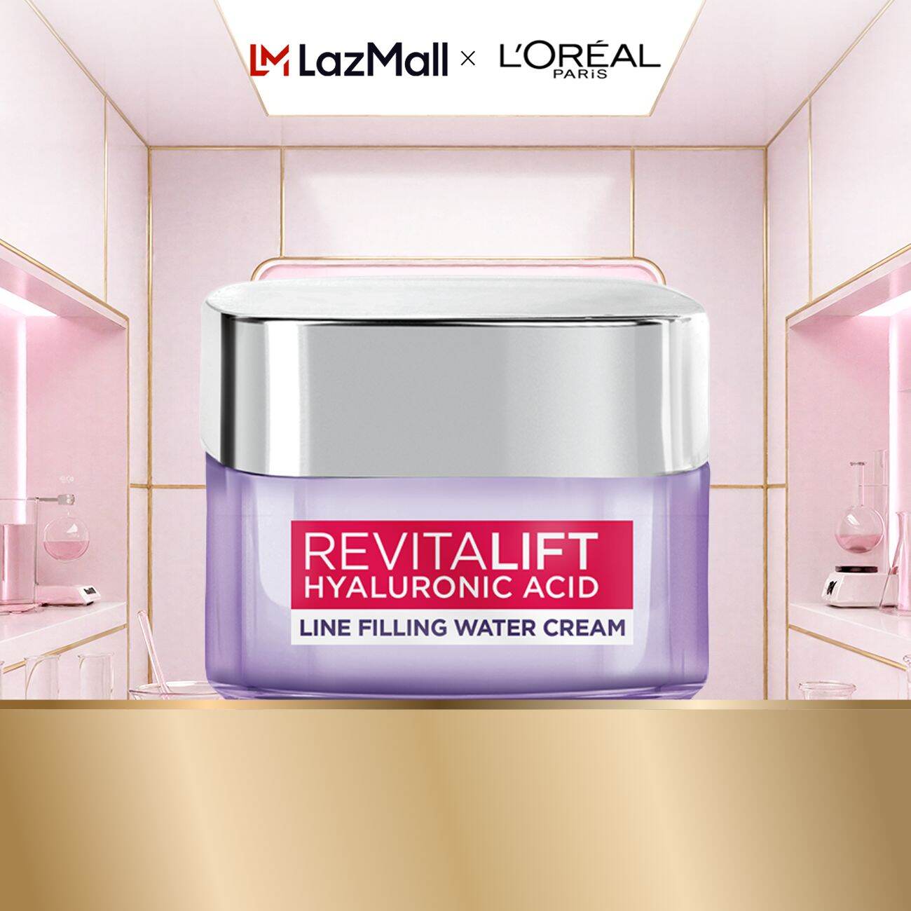 Kem dưỡng siêu cấp ẩm căng mịn da L'Oreal Paris Revitalift Hyaluronic Acid 50ml