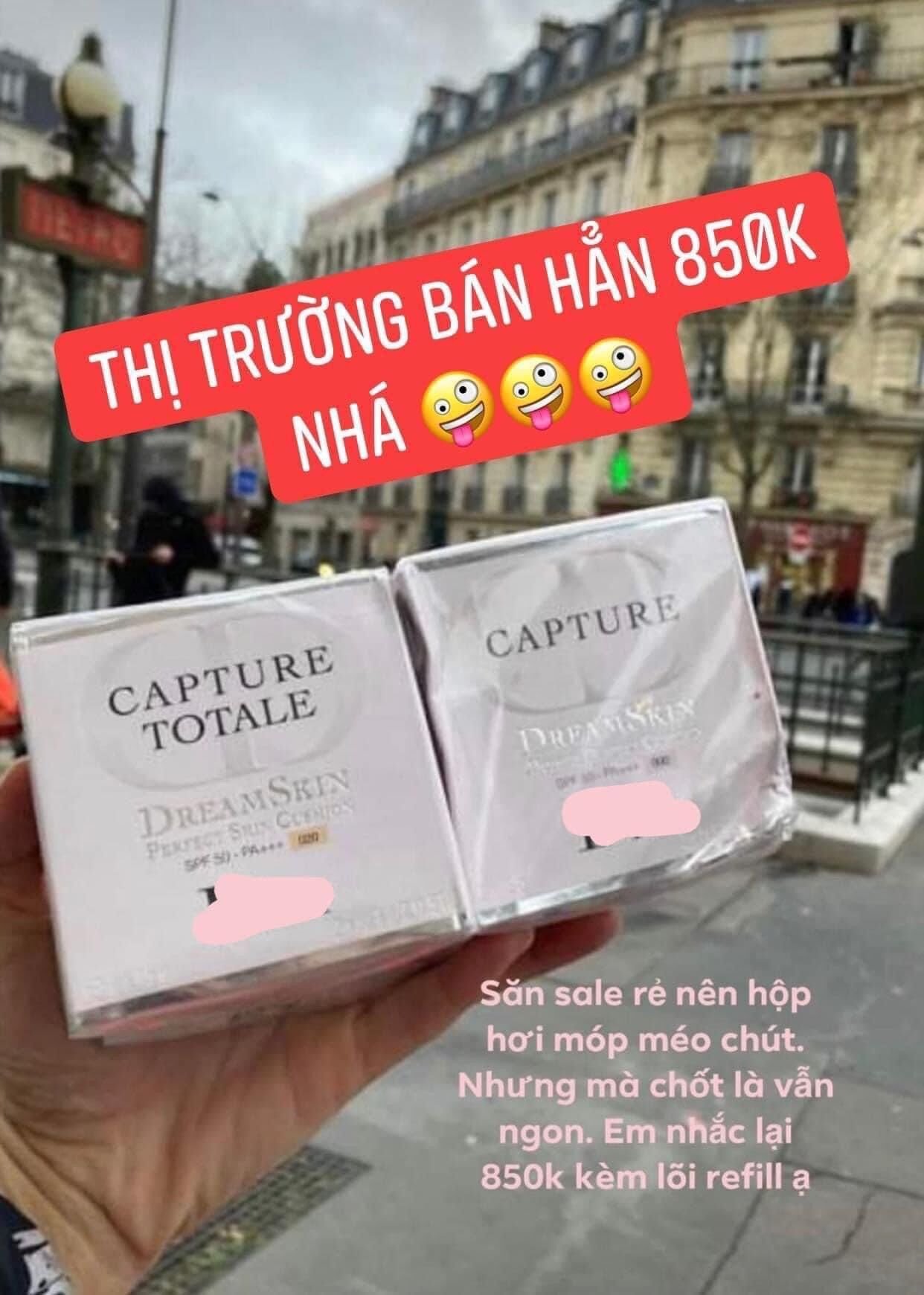 (Kèm lõi thanh lý móp vỏ) cushion phấn nước che khuyết điểm Dior Tone 012