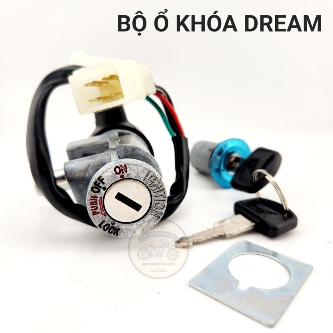 Bộ ổ khoá xe Dream bảo hành 3 tháng