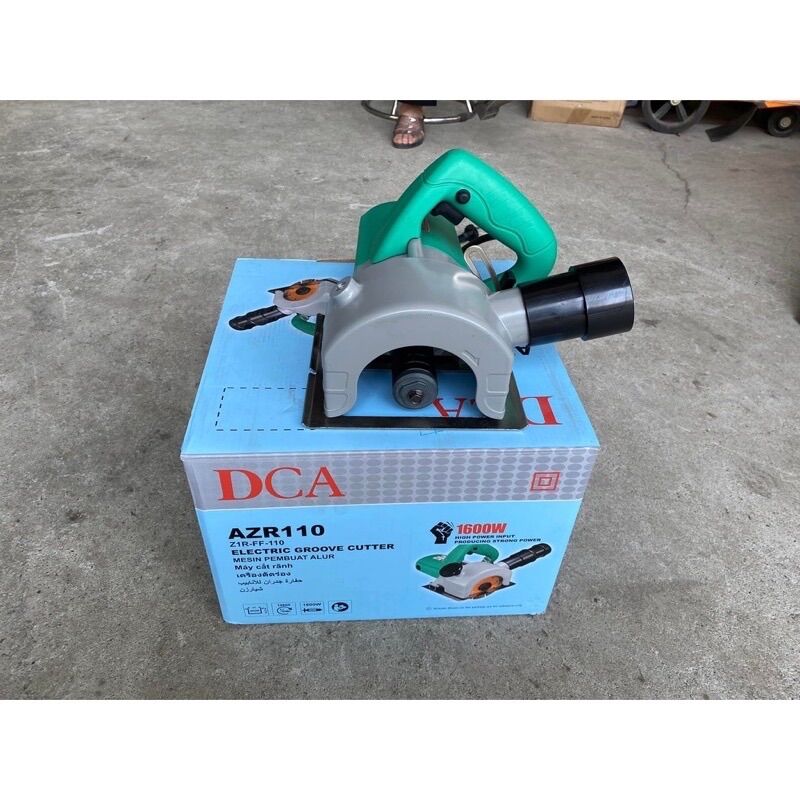Máy cắt rãnh tường 2 lưỡi-5 lưỡi dca azr110 1600w