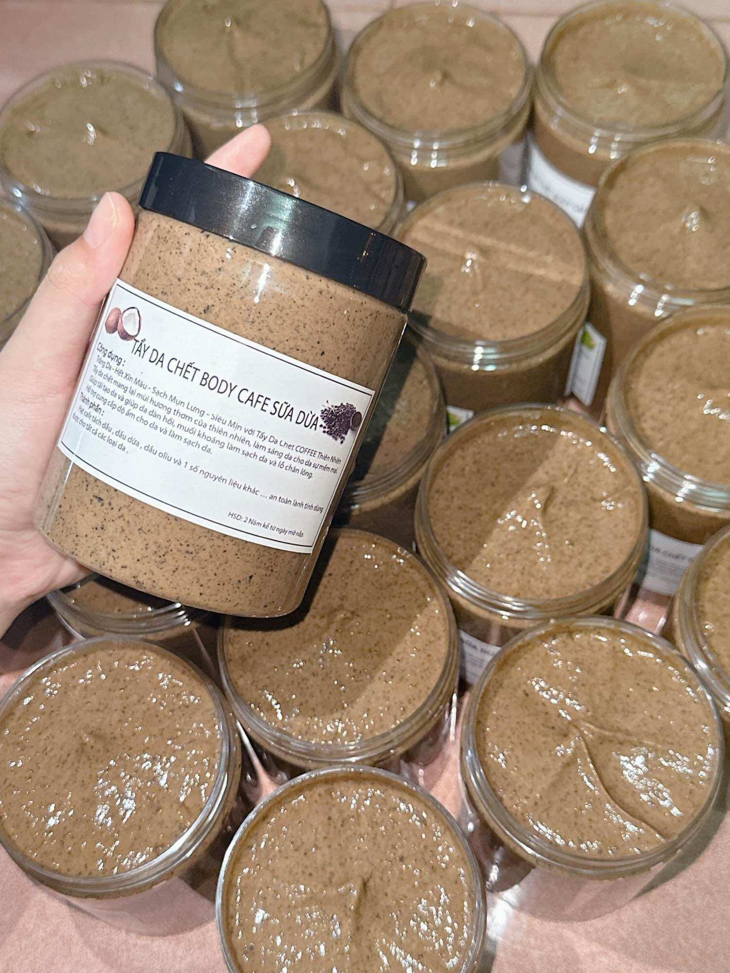  Tẩy tế bào chết cà phê sữa dừa 500g 