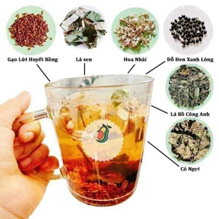 Trà gạo lứt đậu đen - 1kg giá sỉ