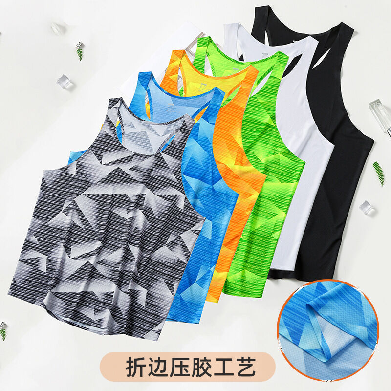 Áo Ba Lỗ Chạy Bộ Nhanh Khô Áo Không Tay Thoáng Khí Siêu Nhẹ Bóng Rổ Thể Thao Điền Kinh Tập Gym Mùa Hè Thấm Mồ Hôi Marathon Cho Nam