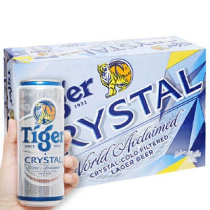 [HCM]1 lon Bia Tiger Bạc lon 330ml