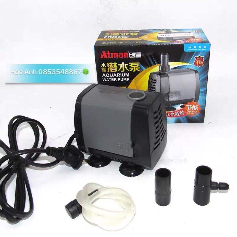 Máy Bơm Atman AT-101S/102S/103S/104S - Máy Bơm Tiết Kiệm Điện Siêu Êm Cho Hồ Cá