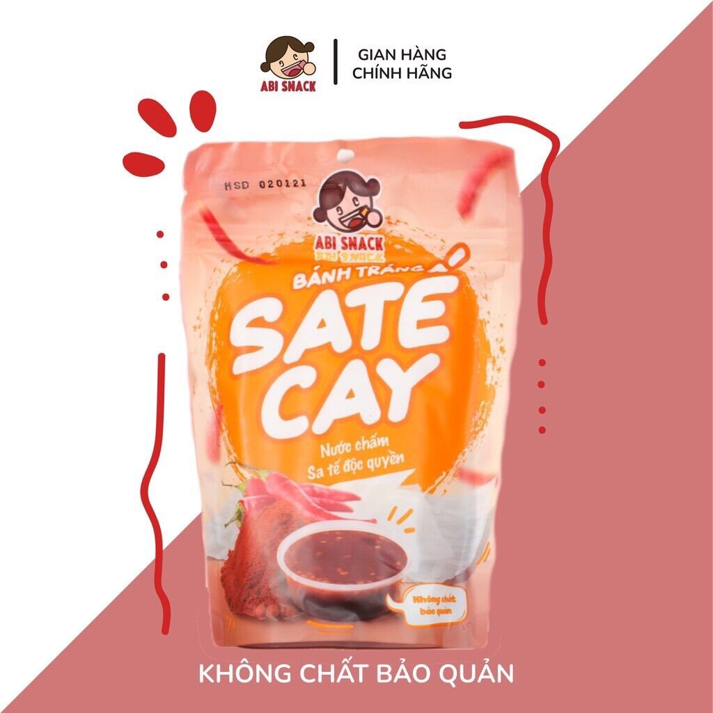 Bánh Tráng sate cay Abi