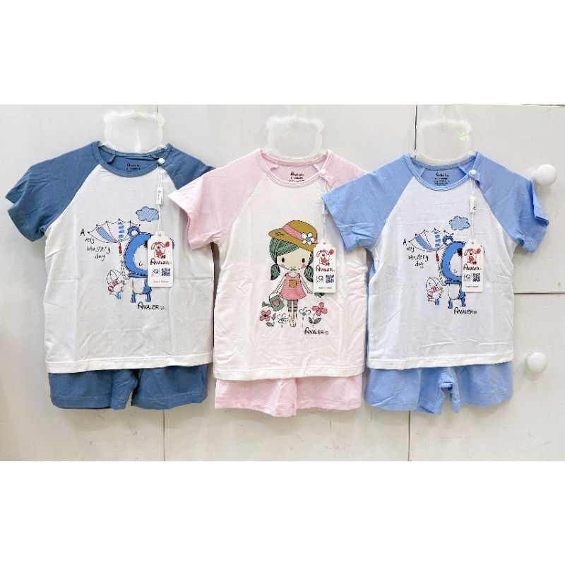 Bộ cộc tay raglan Avaler