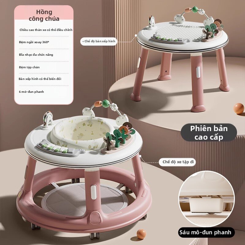 O-leg Prevention Rotatable Baby Walker - 3