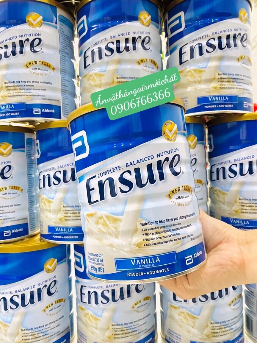 Sữa bột ensure úc - hộp 850 gram