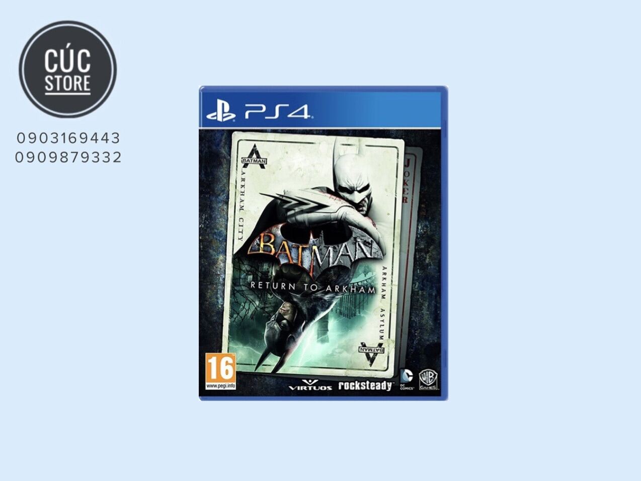 Đĩa chơi game PS4: Batman Return to Arkham 
