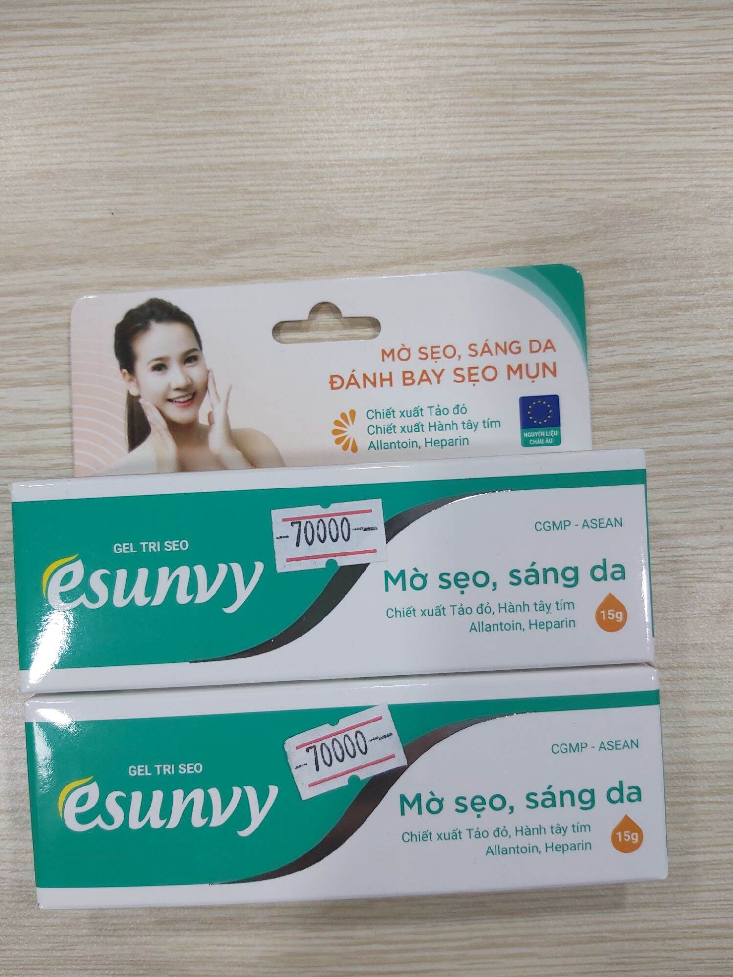 Gel mờ sẹo esunvy