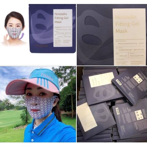 Mặt Nạ Thạch celderma Nunetalks fitting Gel Mask phù hợp cho cả nam nữ golfer hộp 1 miếng
