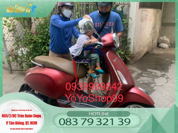 Ghế ngồi xe máy cho bé xe SH Mode - Janus - Latte (không tựa)