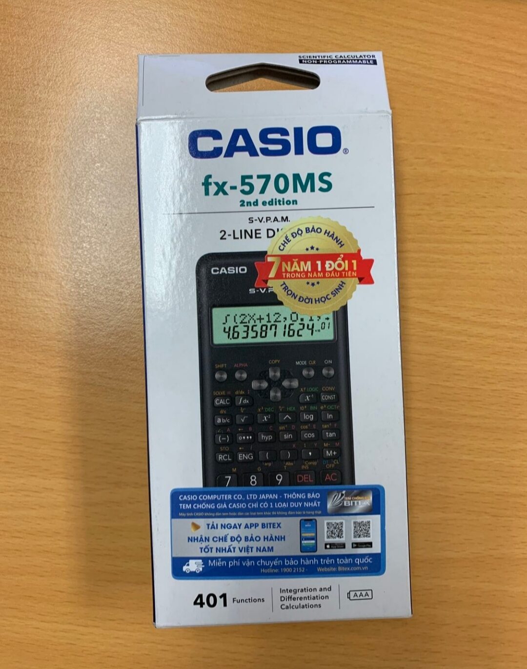 Máy tính casio fx 570ms
