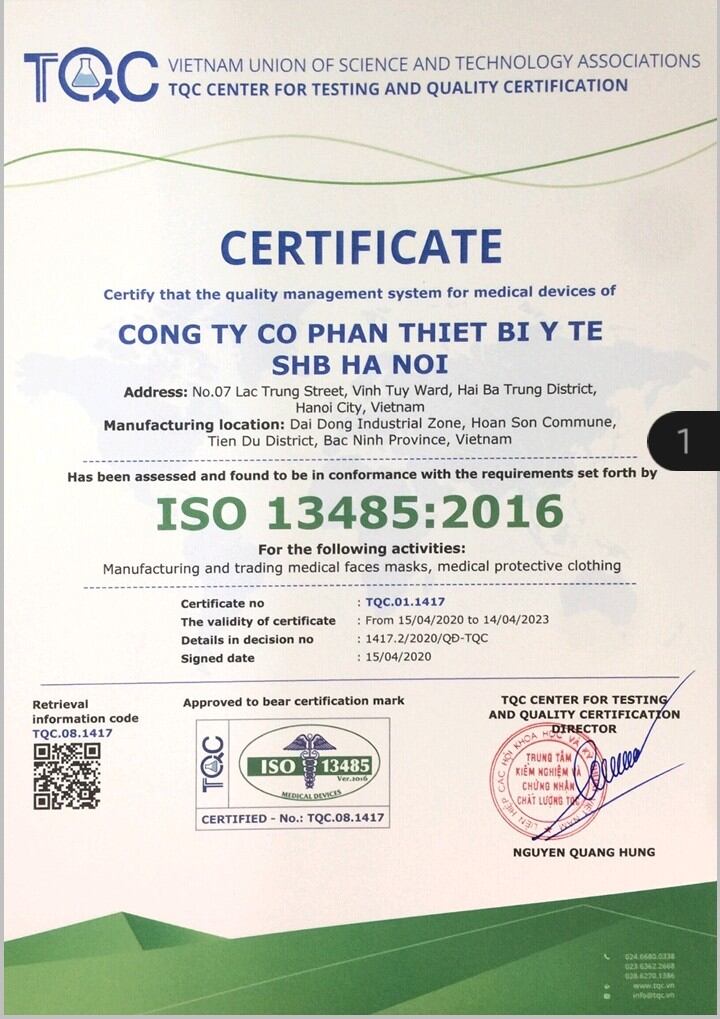 Khẩu Trang 4D for KID SHB Pro Mask 1 Gói / 10 chiếc