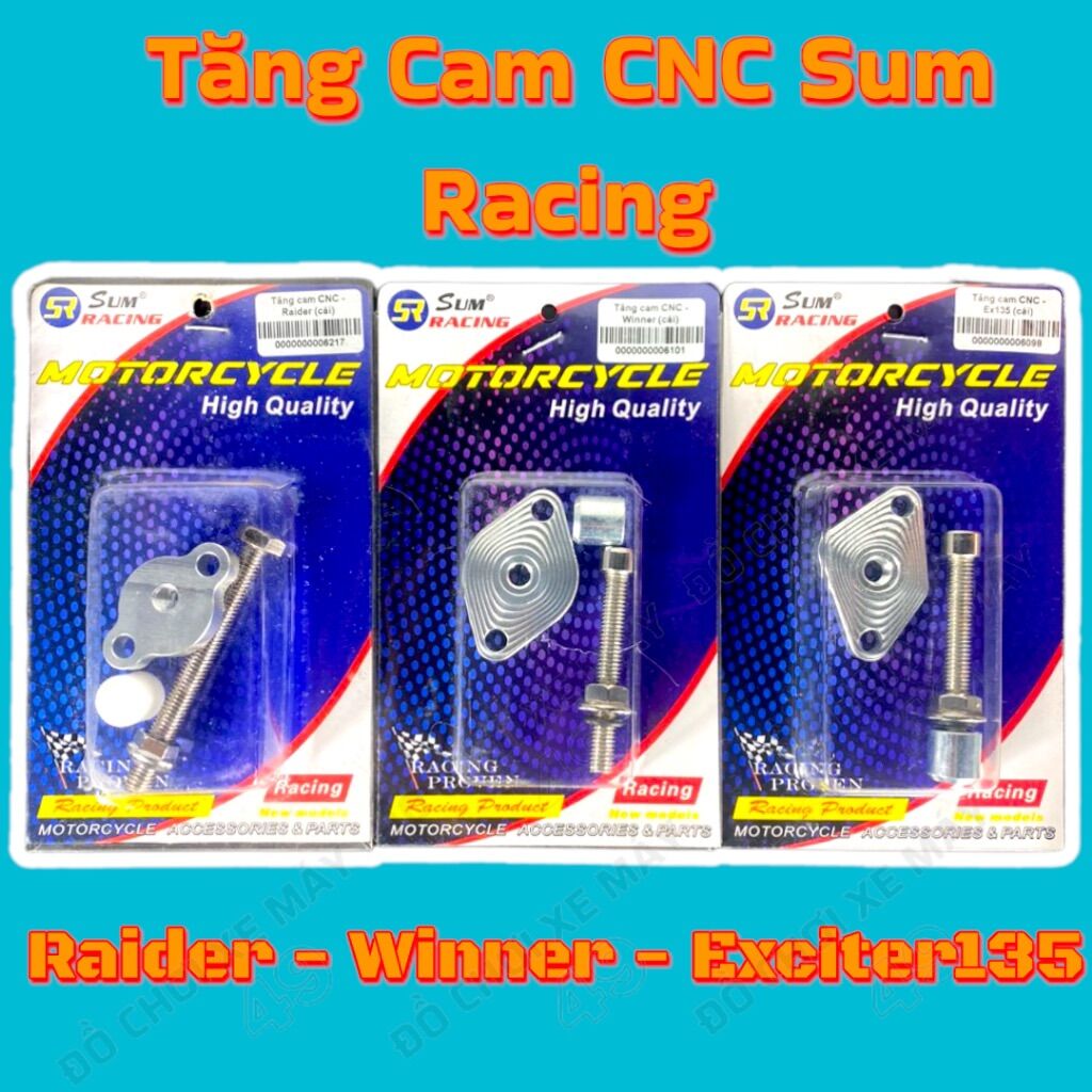 Tăng cam tay cnc sum racing cho raider - winner - exciter 150