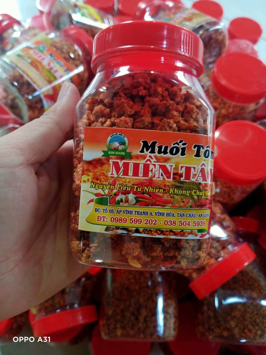 Muối Tôm Miền Tây Kim Giang 100g (80)