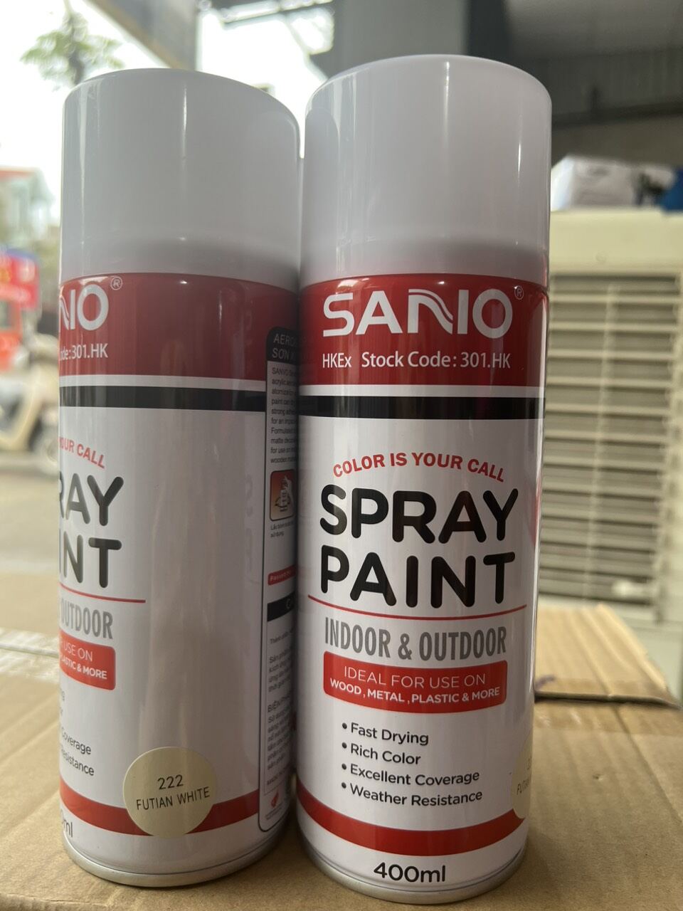 Sơn xịt sano cao cấp 222 màu cục nóng 400ml
