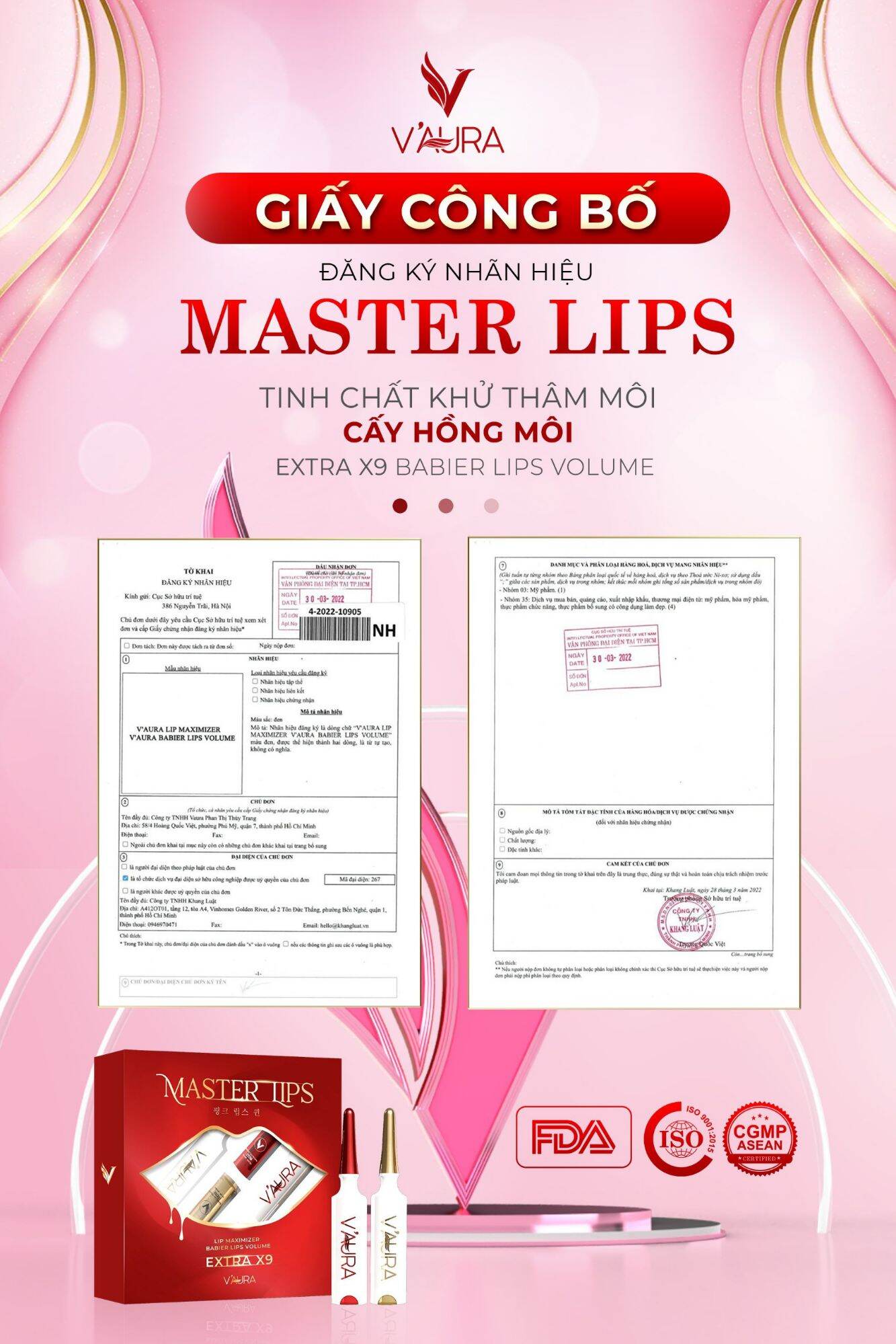 Son săm hàn quốc VAURA V3