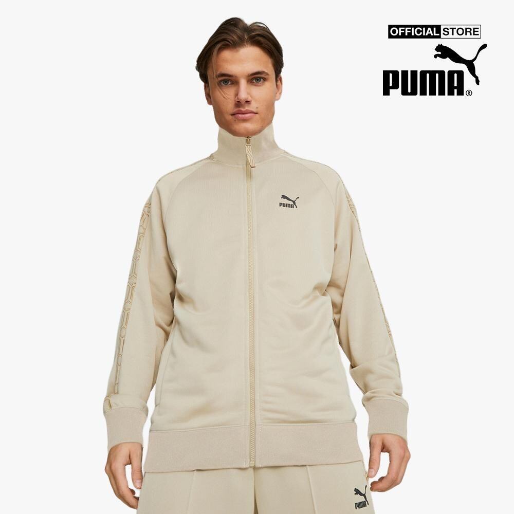 Puma - áo khoác thể thao nam cổ trụ tay dài t7 trend 7etter538342-88