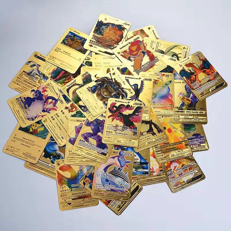 Hộp 20 thẻ bài pokemon vàng mới 2022
