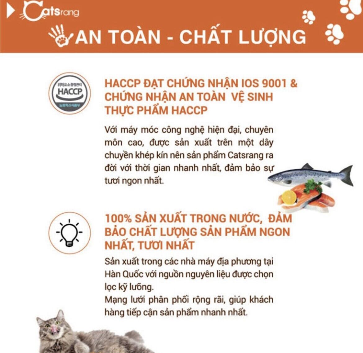 Thức ăn hạt cho mèo mọi lứa tuổi Catsrang 5kg