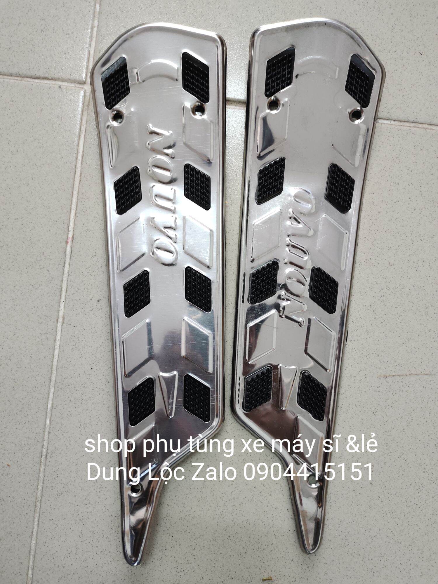 [HCM]cặp gác chân inox dùng cho dòng xe tay ga yamaha novo lx