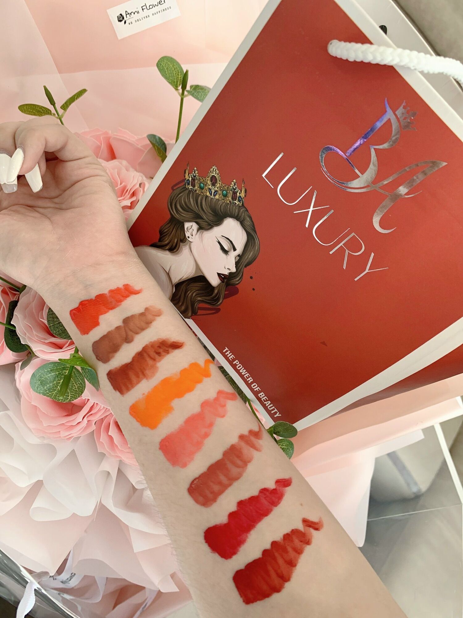 [ Cam Tây A03  _ B.A Luxury  ] Son kem hữu cơ son lì không chì