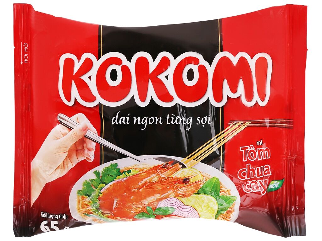 Thùng mì Kokomi 30 gói nhỏ 65g
