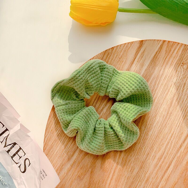 Dây cột tóc vải hoạ tiết phong cách hàn quốc