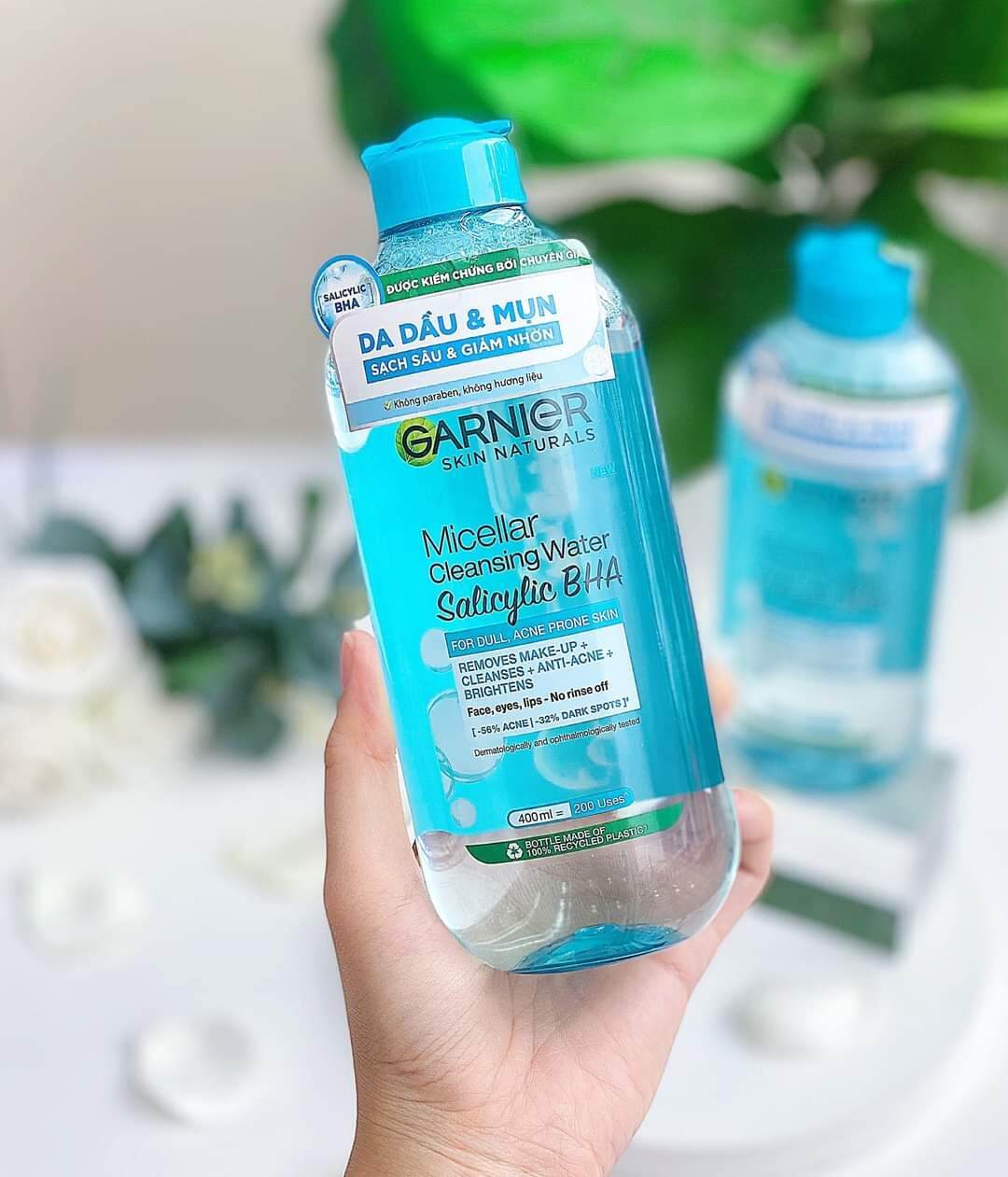 [Hoàn Tiền 8%]Nước tẩy trang làm sạch da Garnier Micellar Cleansing Water