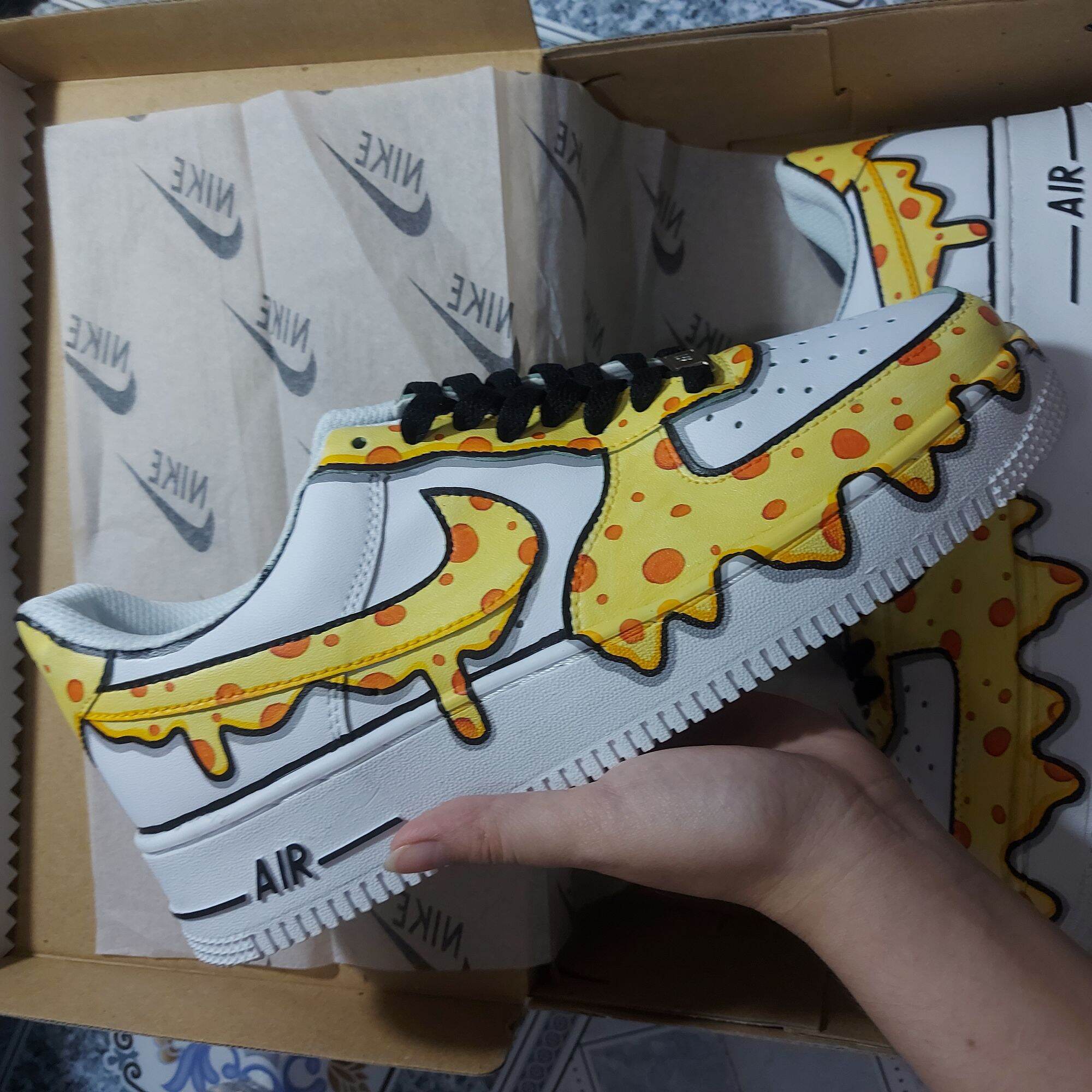 Giày Sneaker AF1 Custom Cheese
