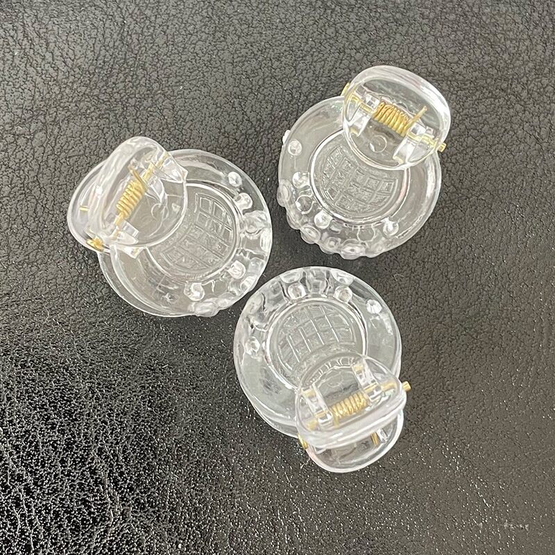 Set 10 kẹp tròn trong phụ kiện làm kẹp tóc