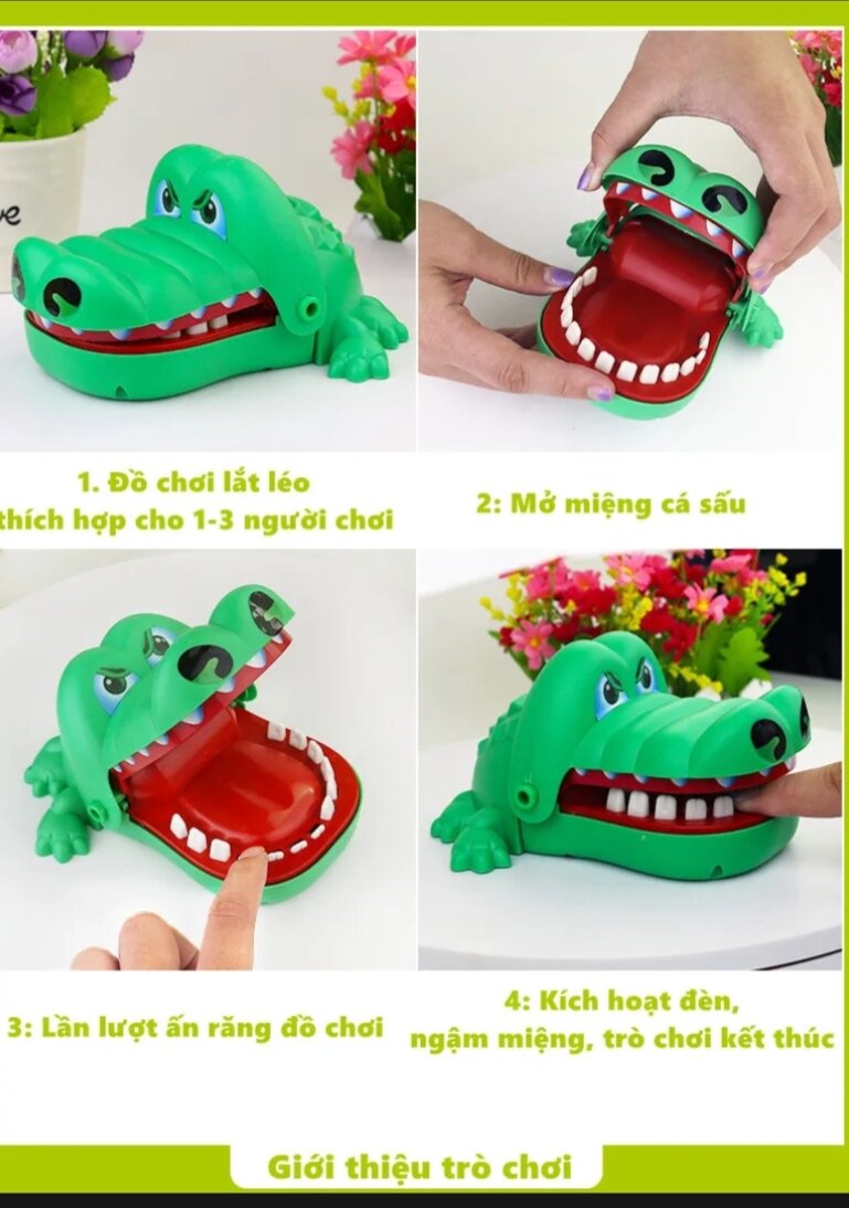 Đồ Chơi Cá Sấu Cắn Tay