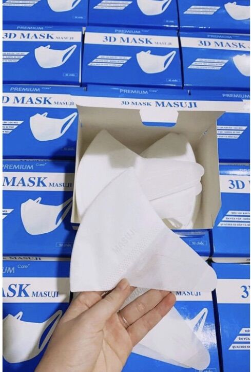[HỘP 50C] Khẩu Trang 3D Mask Masuji Chính Hãng