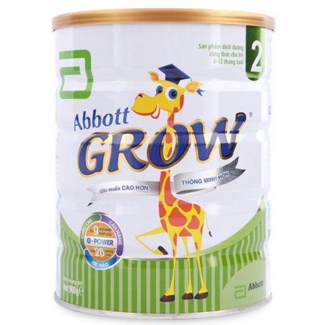 Sữa bột abbott grow 2 900g