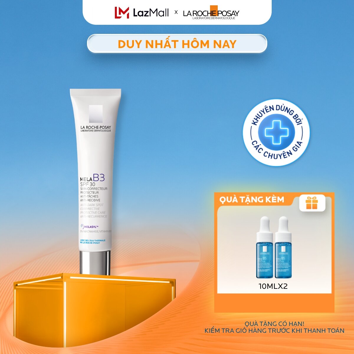 Kem dưỡng sáng da mờ thâm La Roche-Posay Mela B3 40ml