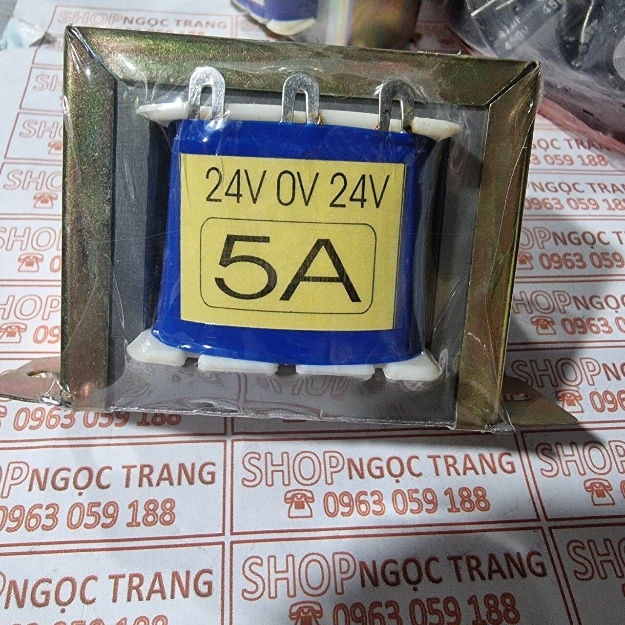 Biến Áp 5A Đối Xứng 24V -0V-24V
