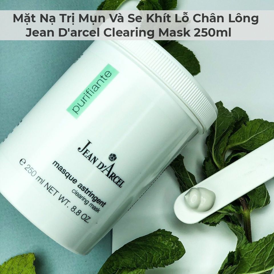 Mặt nạ cho da dầu mụn jean d'arcel clearing mask 250ml