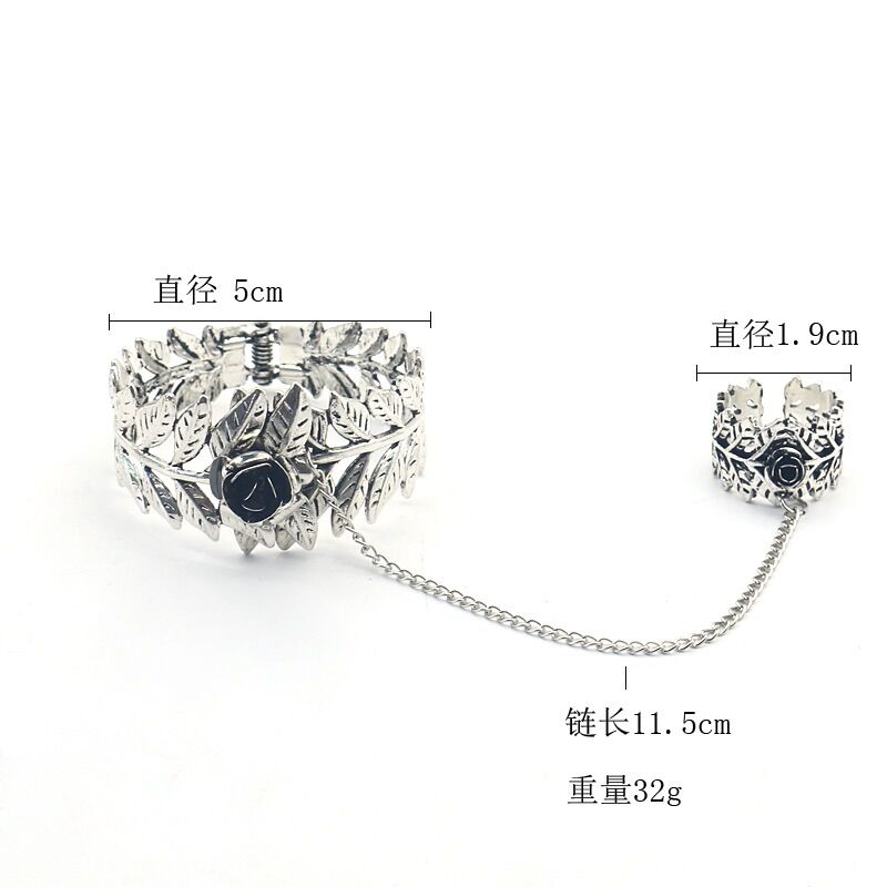 Vòng tay liền nhẫn hoa hồng