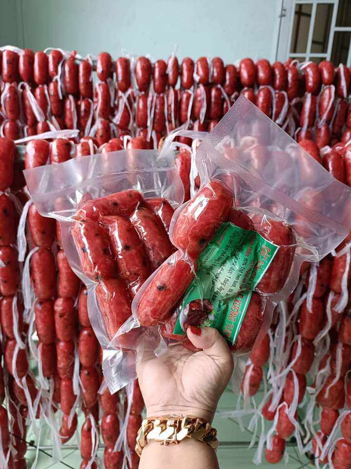 500G Lạp Xưởng Tươi Loại 1 ATVSTP hình ảnh thật 100%