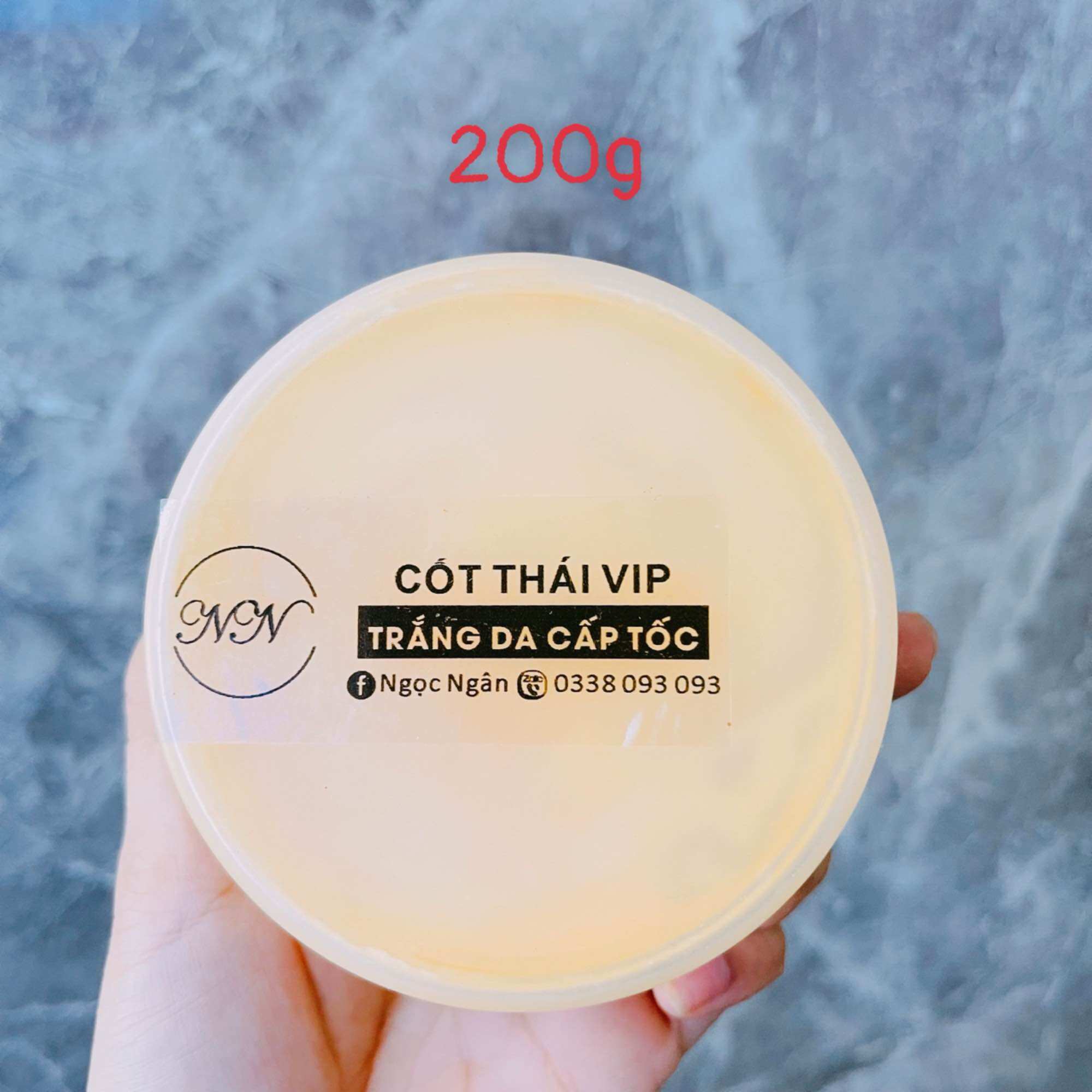 Kem body cốt thái ủ trắng da 200gr