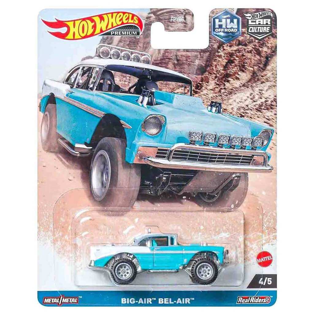 Hobby Store xe mô hình Hot Wheels off road Premium Big-Air Bel-Air Car Culture