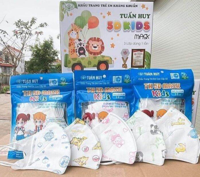 Khẩu trang 5D  chính hãng 5 thùng (500 cái)