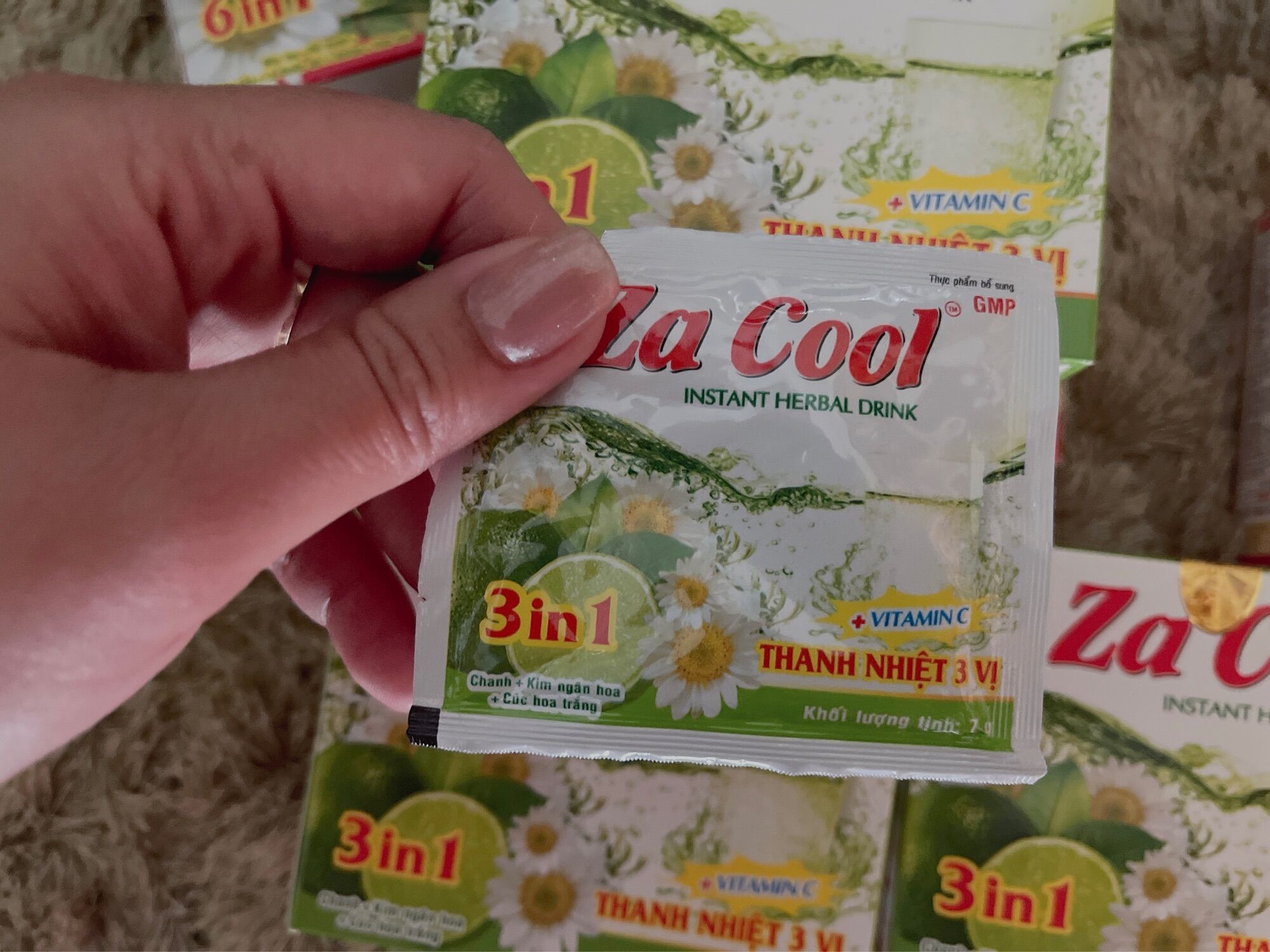 Nước mát Za cool thanh lọc cơ thể