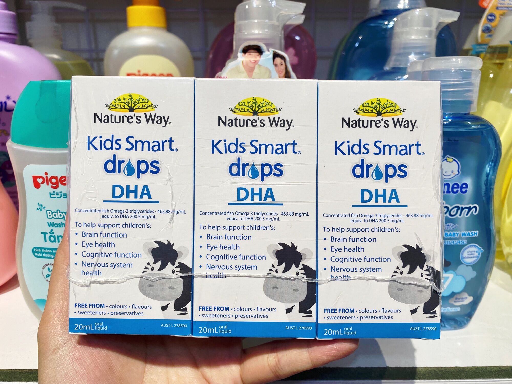 DHA Nature’s Way Kid Giúp phát triển trí não
