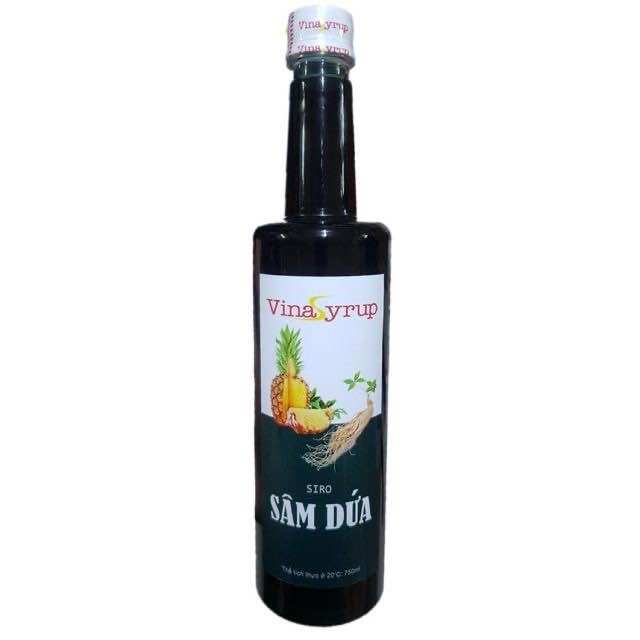 Siro Sâm Dứa hiệu Vina Syrup chai 750ml