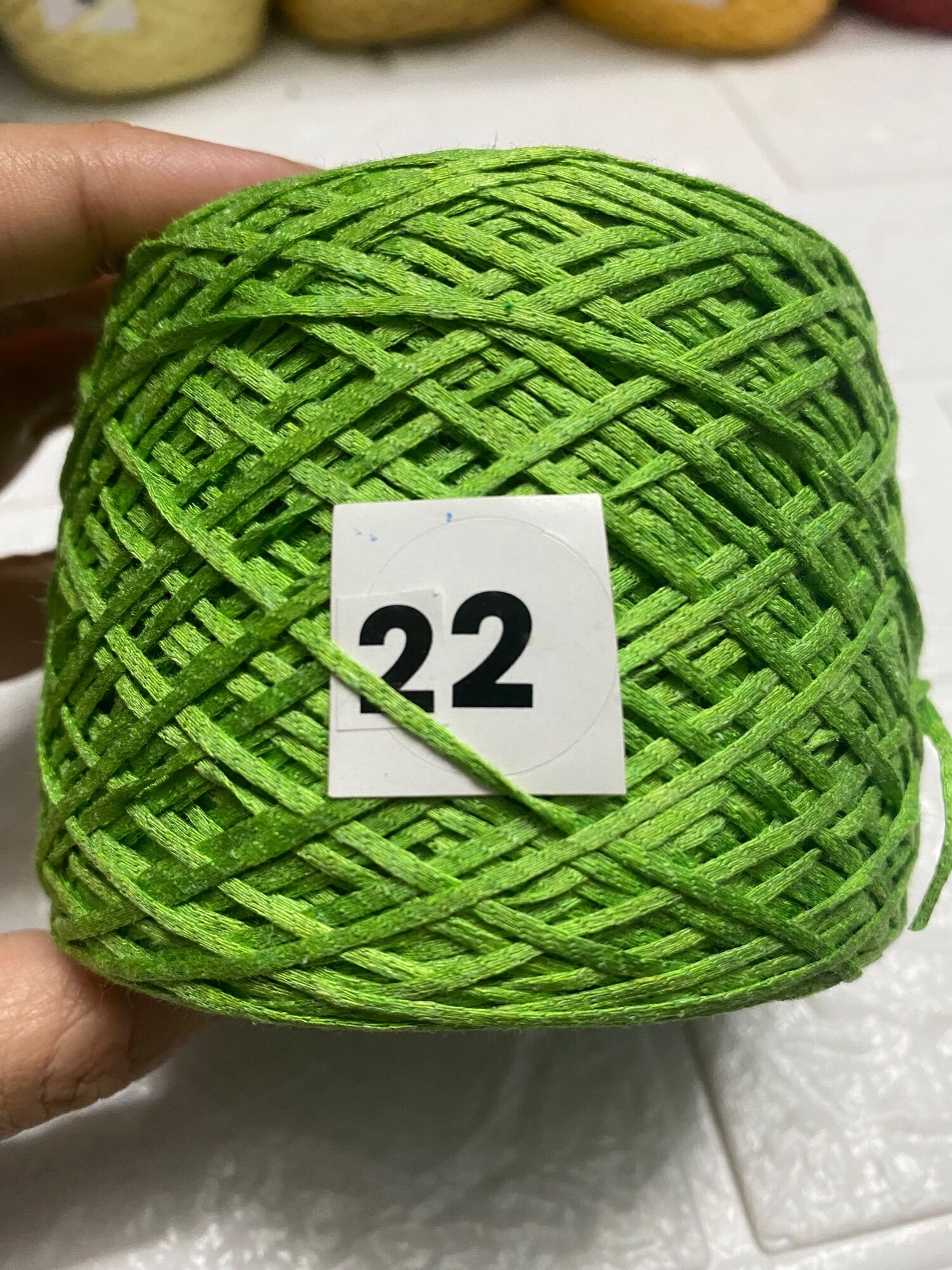 (12) Sợi dệt thái dẹp 2mm(100g)