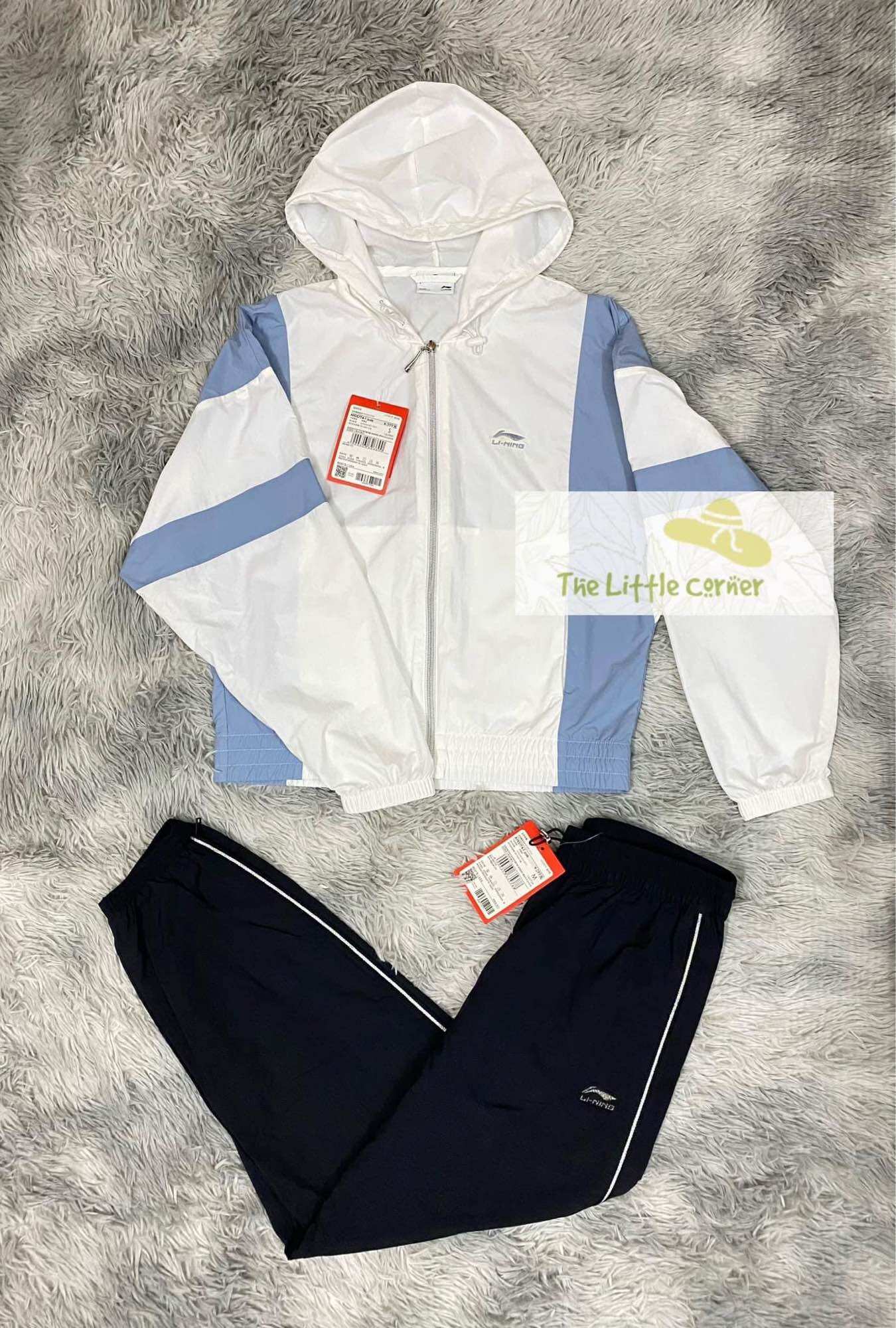 Bộ gió nữ 1 lớp Lining